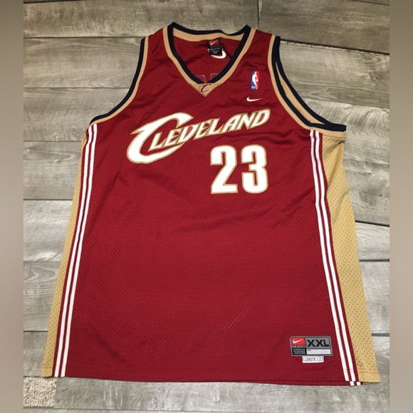 Vintage Nike Team Lebron James Cleveland Cavaliers NBA Uniform Jersey Size XXL - Picture 1 of 12